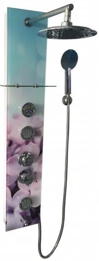 Хидромасажен душ панел ICSH 3684 P "ЕМОНА", Inter Ceramic, 110x20см
