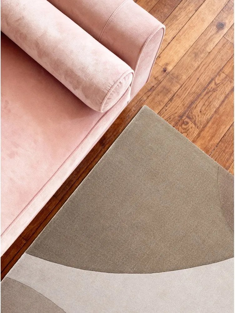 Бежов ръчно изработен вълнен килим 160x230 cm Hackney Clarissa – Ted Baker