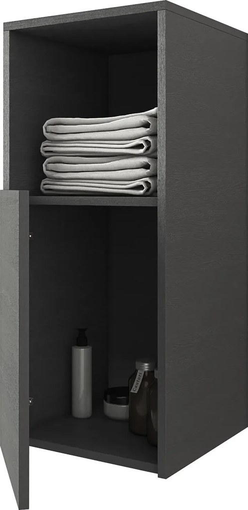 Висяща колона за баня Drop Sorrento-графит-Наляво