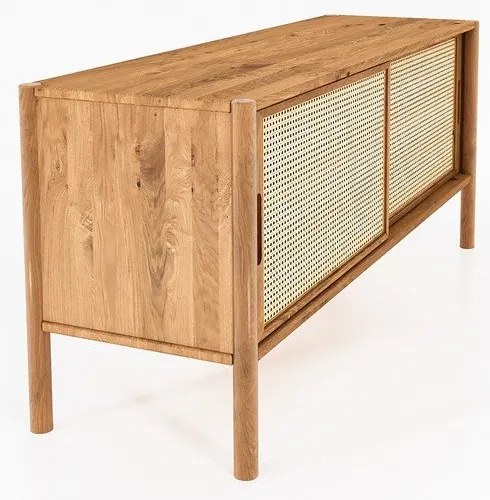 Масичка за телевизор от дъб 142x64 cm Pola - The Beds