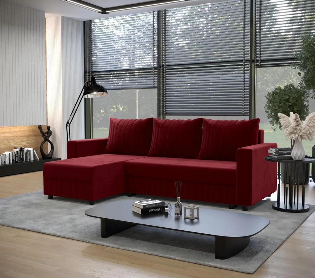 Ъглов диван Retiro-Kokkino