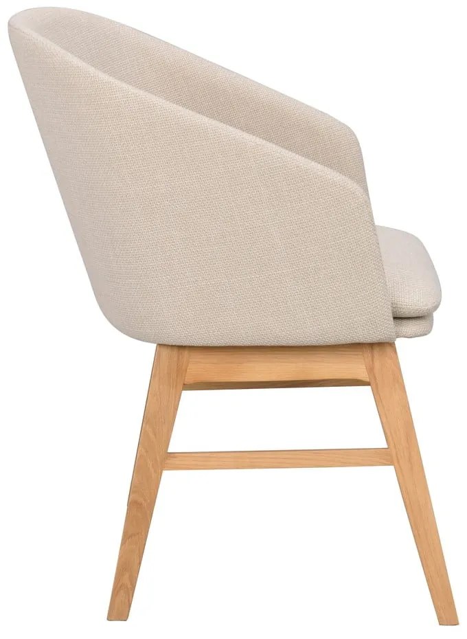 Бежови тапицирани трапезни столове в комплект 2 бр. Windham – Rowico