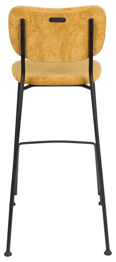 Жълти бар столове в комплект от 2 броя 102 см Benson - Zuiver