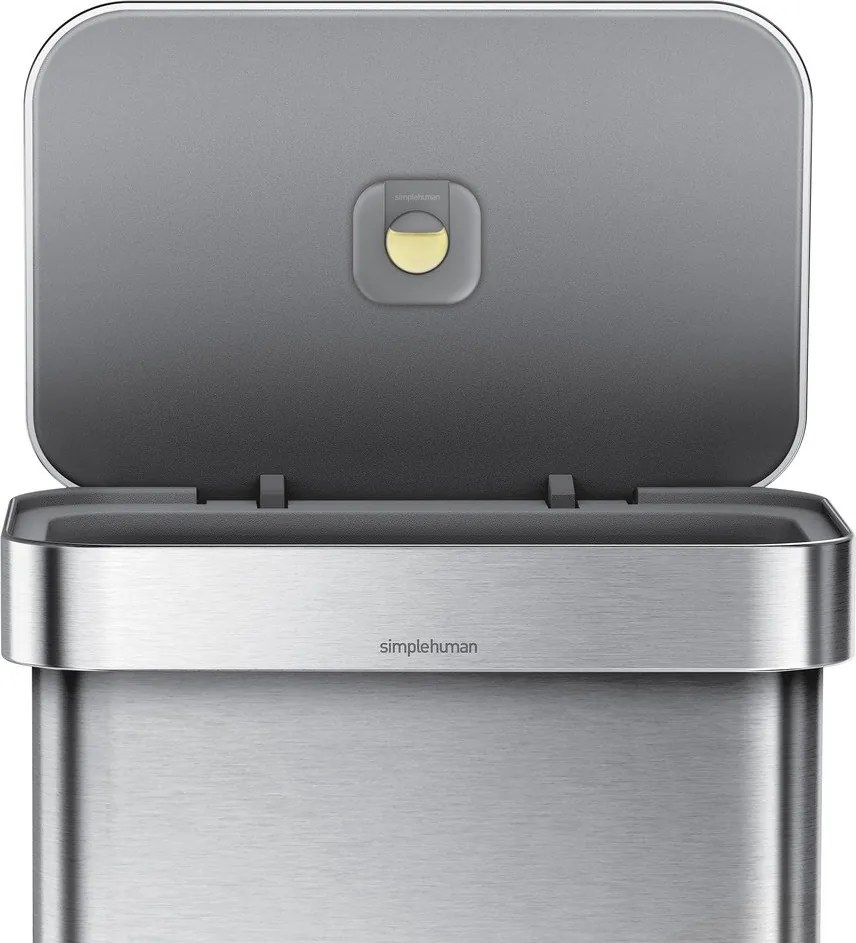 Комплект от държач и два абсорбатора за миризми за кошчето за отпадъци - simplehuman