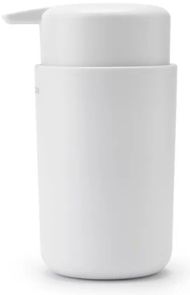 Дозатор за течен сапун Brabantia ReNew 1003134, 250 мл, Нехлъзаща основа, Без прокапване, Бял