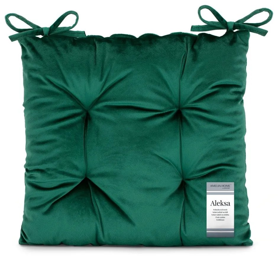Кадифена възглавница за стол 40x40 cm Aleksa – Restilo