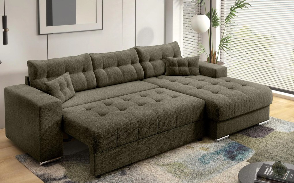 Разтегателен ъглов диван Сандер