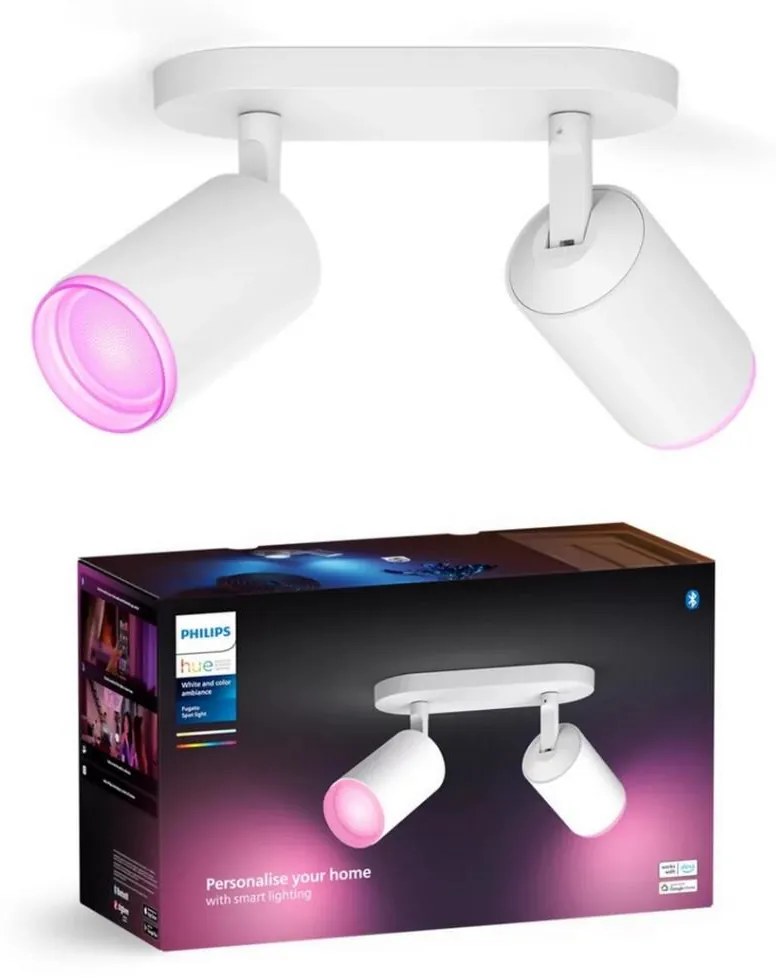 Philips - LED RGBW Димируем спот Hue FUGATO 2xGU10/4,2W/230V бял