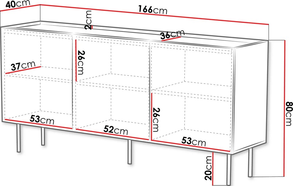 Бюфет Lucca-Leuko