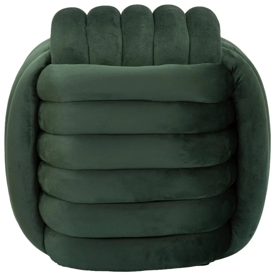 Зелена кадифена табуретка Softy – Mauro Ferretti