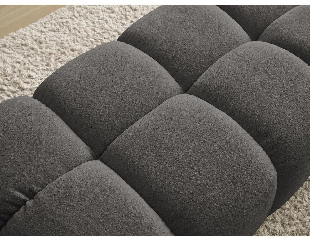 Тъмносива шенилова табуретка Everest – Bobochic Paris