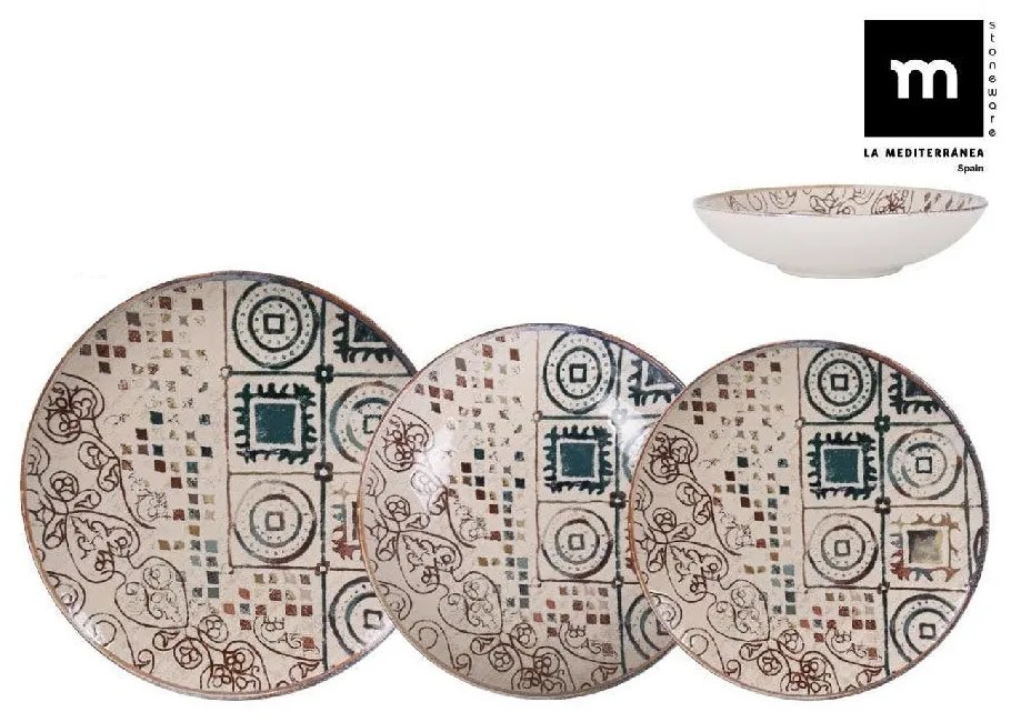 Сервиз за хранене LA MEDITERRANEA Kreta, 12 части, Порцелан