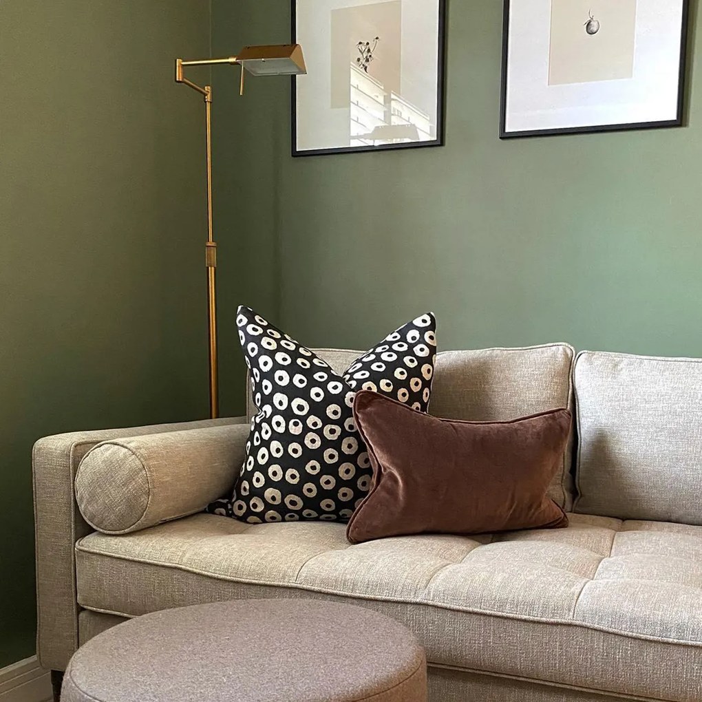 Подова лампа месинг с LED с сензорен димер - Notia