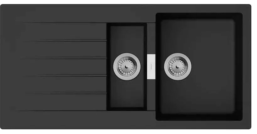 Hansgrohe S520-F530 Композитна мивка за вграждане върху плот