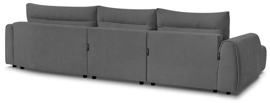 Сив ъглов диван Aden – Bobochic Paris