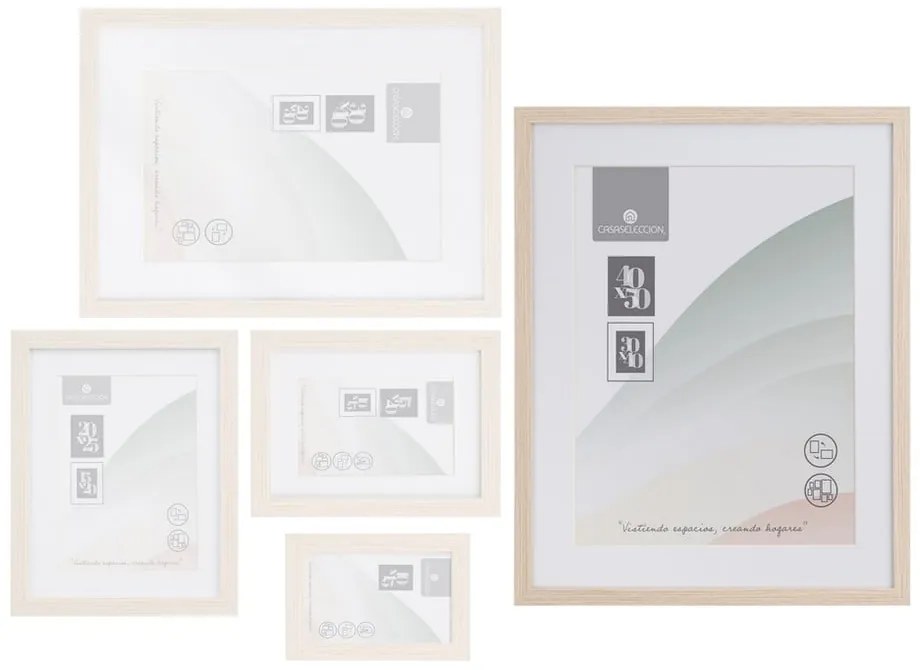 Висяща рамка в естествен цвят 42x52 cm Sencillo – Casa Selección