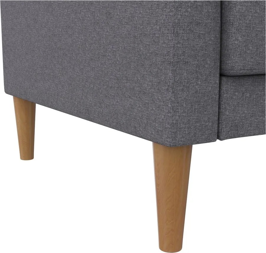 Сив сгъваем диван 82 cm Lilly – Støraa