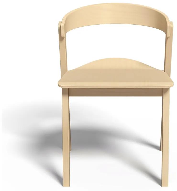 Трапезни столове в комплект от 2 стола от букова дървесина в естествен цвят Sand - TemaHome