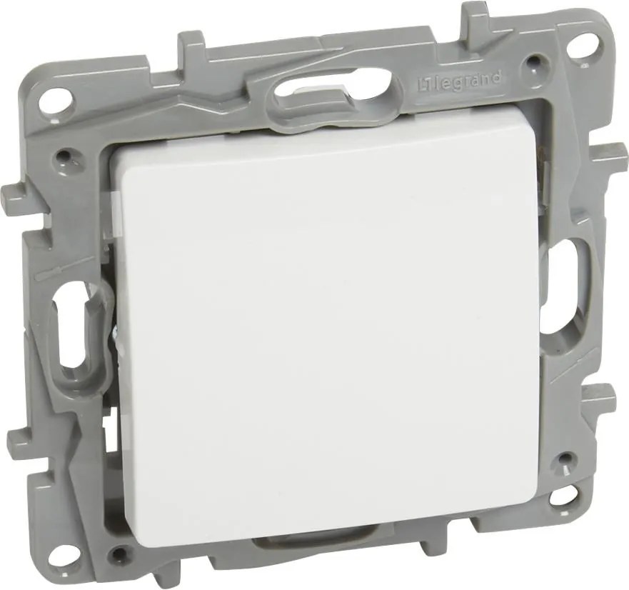 Legrand Бутон цвят бял Niloe  - 764507