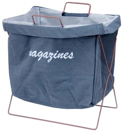 Кош за вестници и списания 35х25х28см син CN-(M-93995) - Horecano