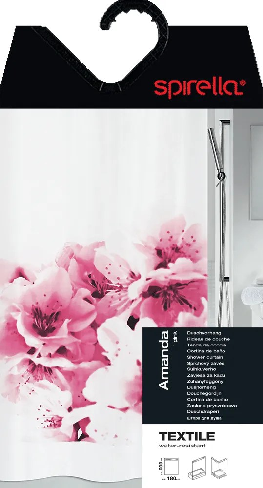 Завеса за душ 180x200 cm Amanda – Spirella