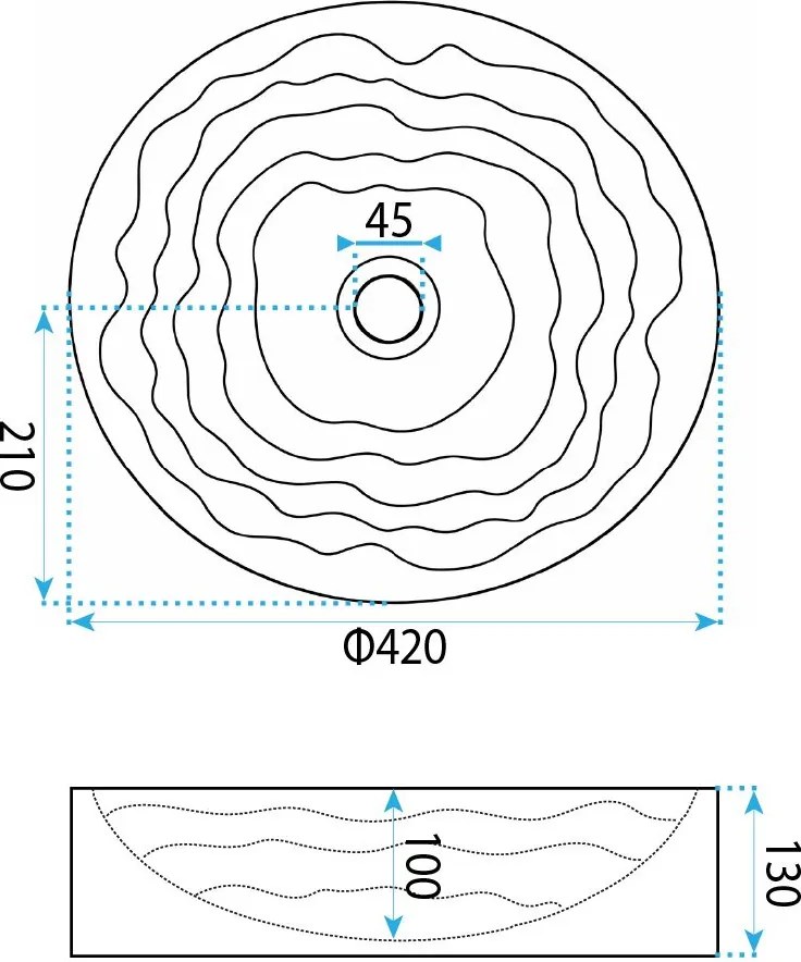 Умивалник за плот Rea Calla