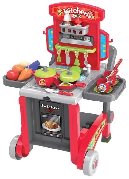 Детска кухня Little Chef 008-930 BUBA куфар - червена