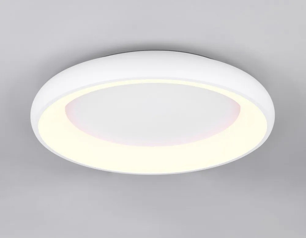 Бяло LED затъмняващо се осветително тяло за таван Cardona – Trio