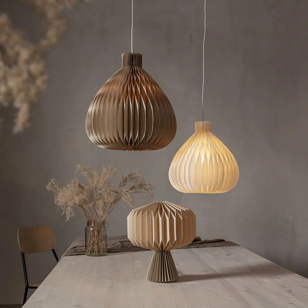 Кремав абажур ø 28 cm Honeycomb - Star Trading