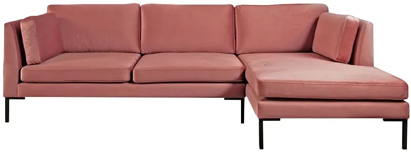 Ъглов диван Ocean II-Left-Dark red