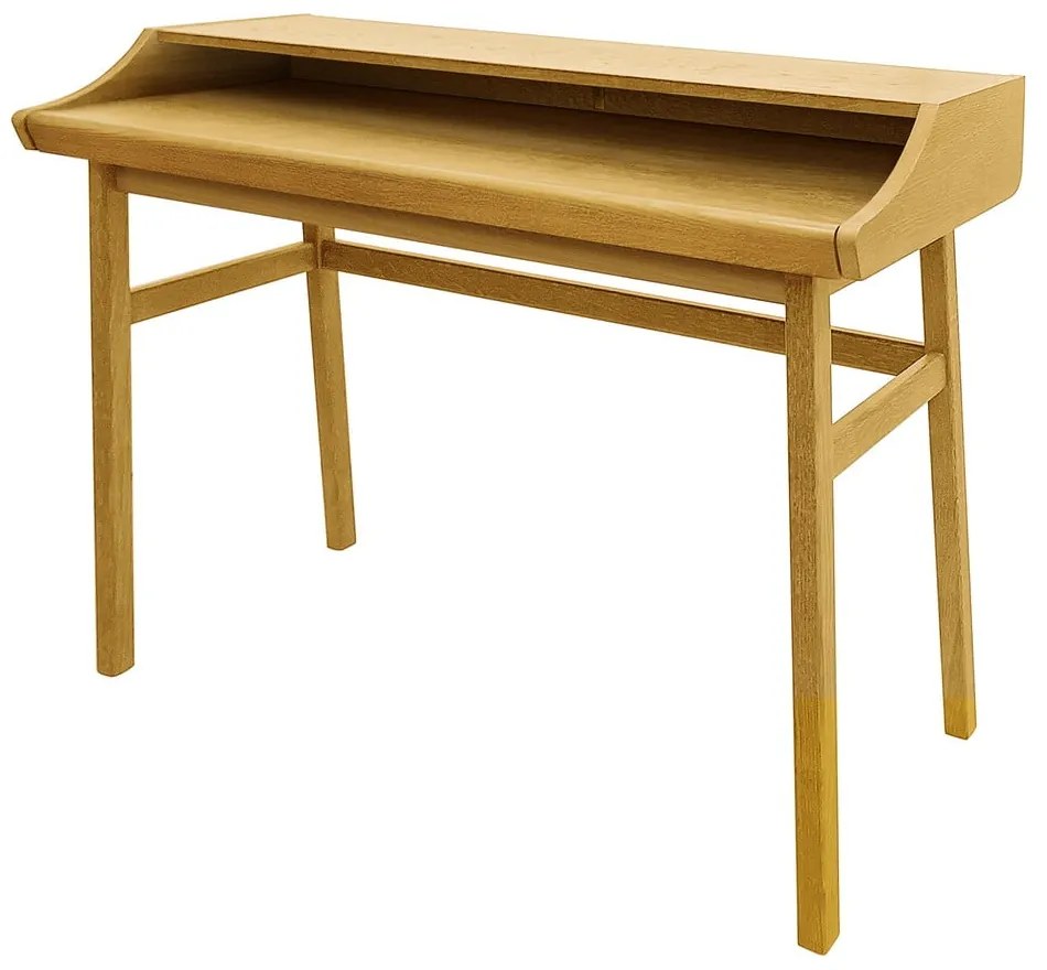 Работна маса от декор от дъб за секретар 44x115 cm Carteret – Woodman