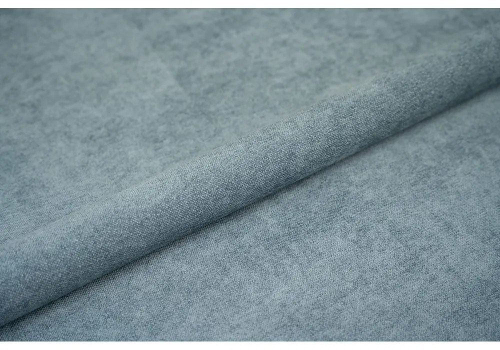 Синьо тапицирано двойно легло с матрак и решетка 180x200 cm Noira Slim - Bonami Selection