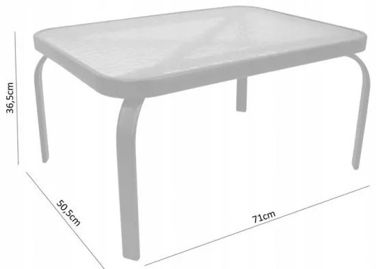 Градински комплект сиви мебели