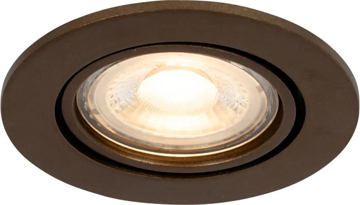 Модерен вграден прожектор тъмно бронз с наклон - Cisco
