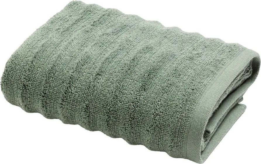 Зелена памучна кърпа от тери 50x90 cm Maya – douceur d'intérieur