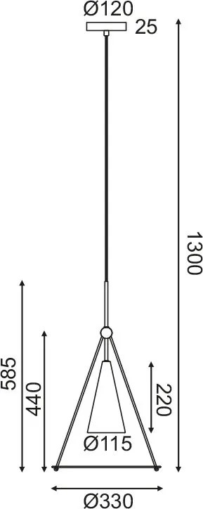 Полилей Quardro-Диаметър: 33 См.