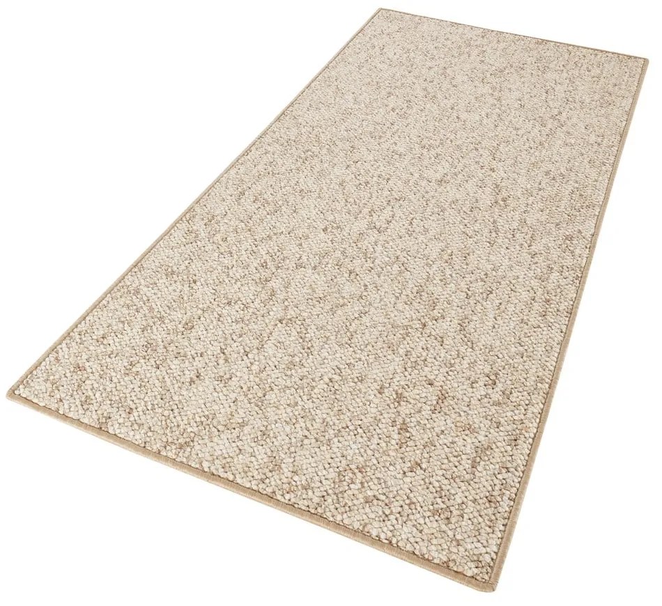 Светлокафява пътека 80x300 cm Wolly – BT Carpet