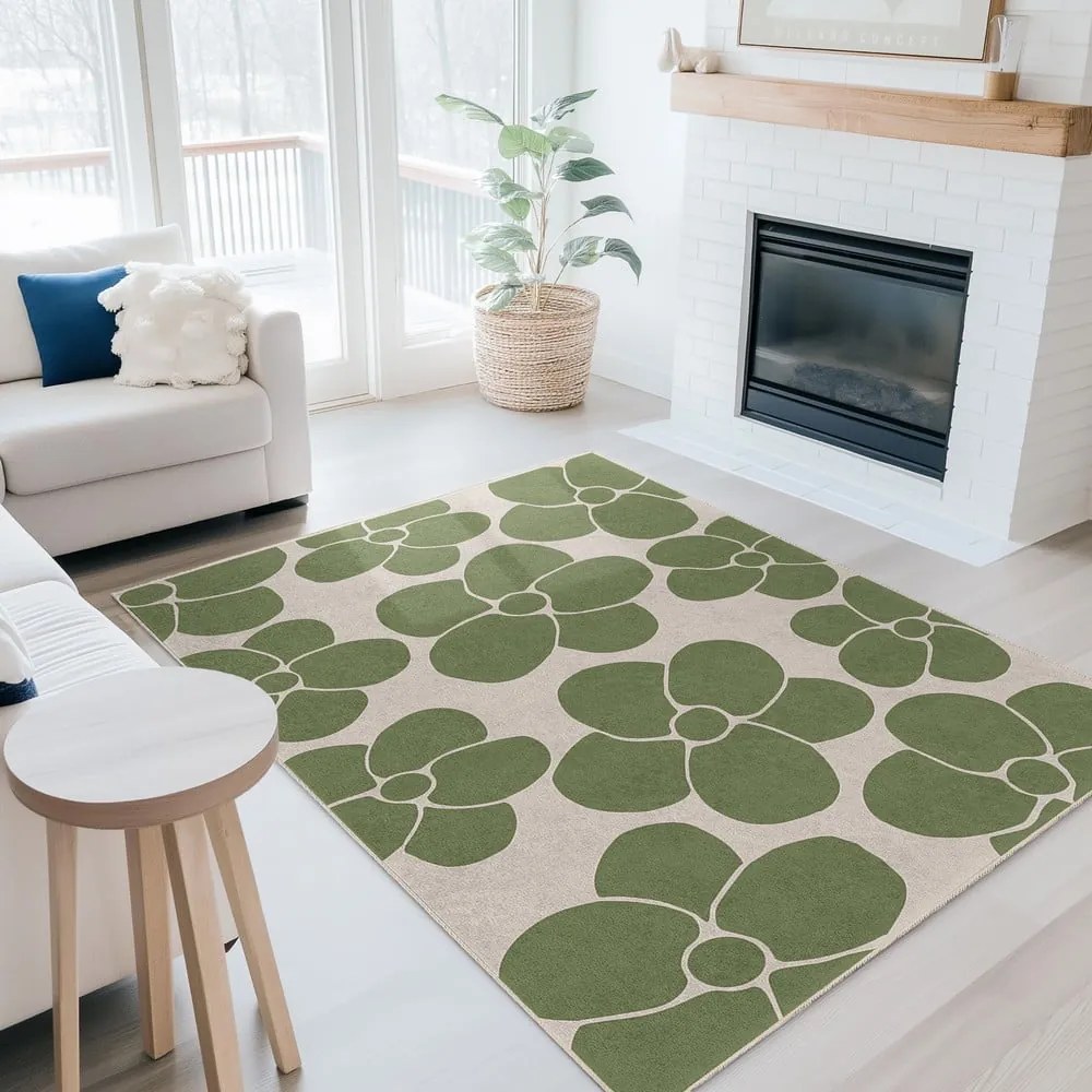 Зелена пътека подходяща за пране 80x200 cm Green Meadow – Mila Home