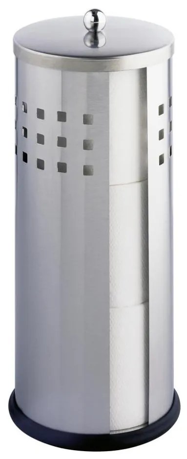 WENKO 16636100 - Държач за тоалетна хартия ANCONA 13x34 см неръждаема стомана/сребрист