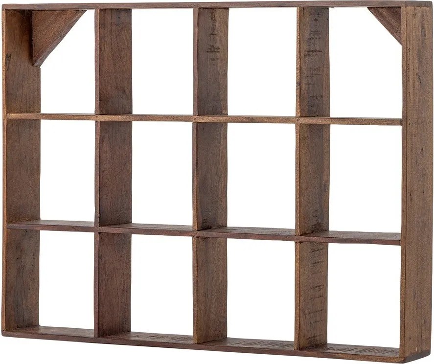 На няколко нива стенен рафт от рециклирано дърво в естествен цвят 53 cm Tilo – Bloomingville