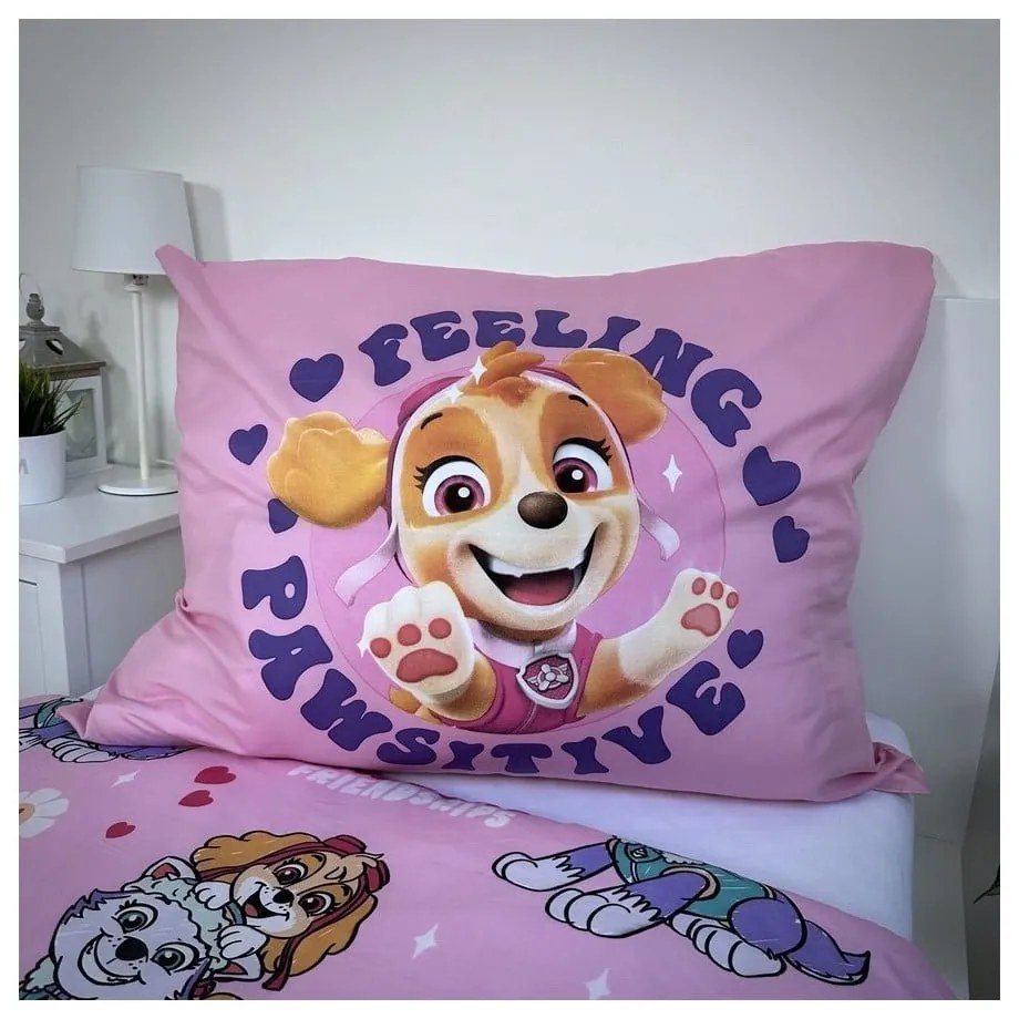 Детско спално бельо от микрофибър 140x200 cm Paw Patrol - Jerry Fabrics