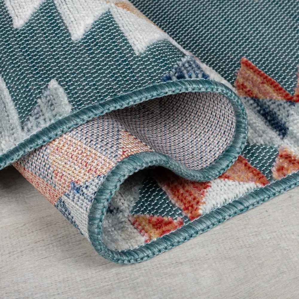 Син външен килим 120x170 cm Avery Blue – Flair Rugs