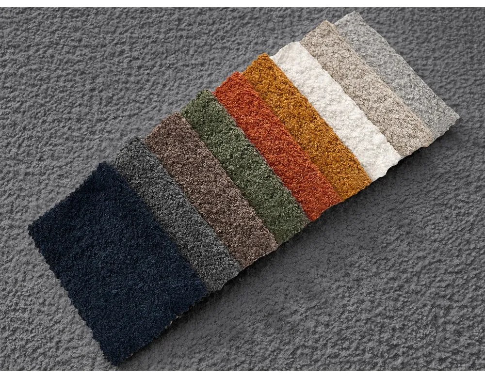 Тъмносив диван от прежда с примки от букле 170 cm Giorgia – Bobochic Paris