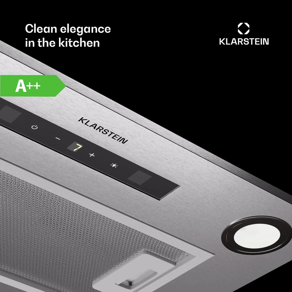 Klarstein Paolo 52 Вграден плот 52 cm 439 m³/h LED Touch A++