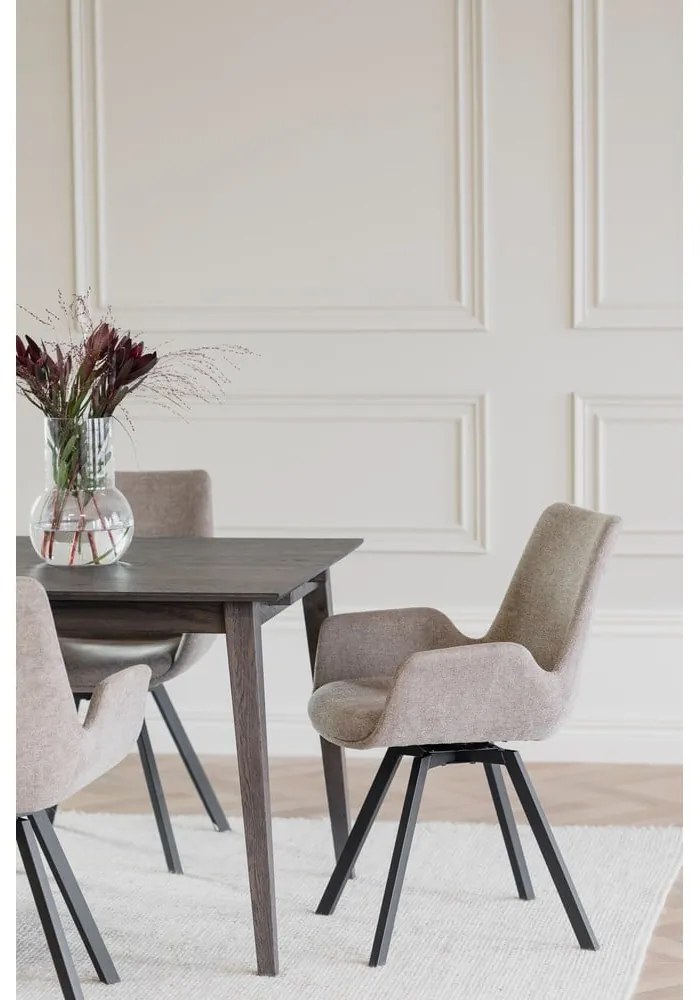 Бежови тапицирани трапезни столове в комплект 2 бр. Norwell – Rowico