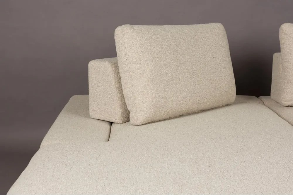 Кремав ъглов диван (ляв ъгъл) Shelly – Dutchbone