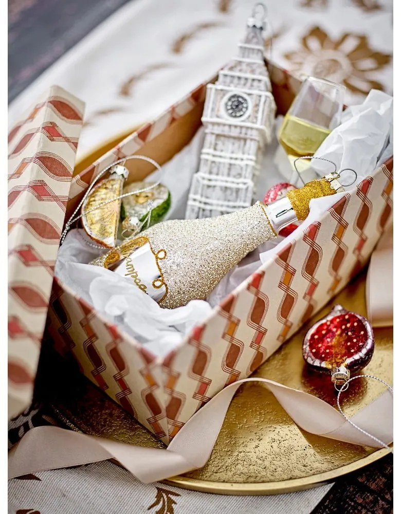 Стъклена Коледна украса 15 cm Jinal – Bloomingville