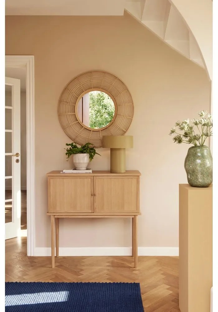 Шкафче от декор от дъб в естествен цвят 90x90 cm Dash – Hübsch