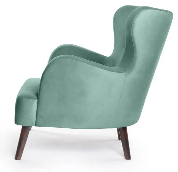 Кадифено кресло в цвят мента Noemye – Bonami Selection