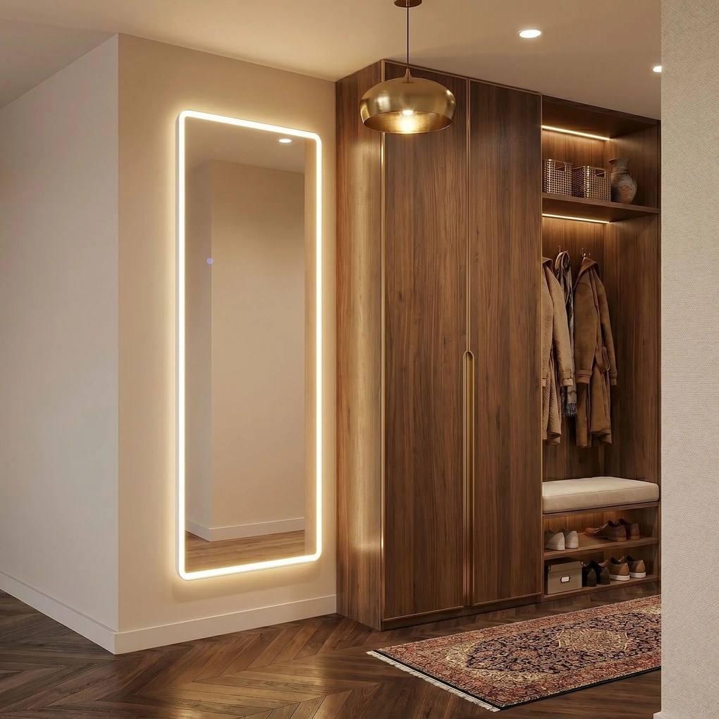 Огледало LED Classico 60x170cm White